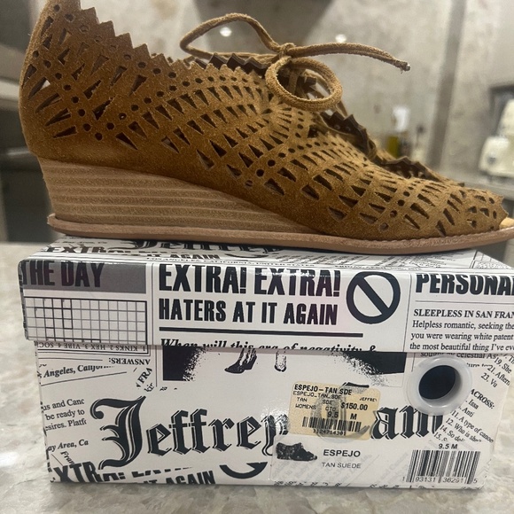 Jeffrey Campbell Espejo Lace Up Wedges - Picture 6 of 10